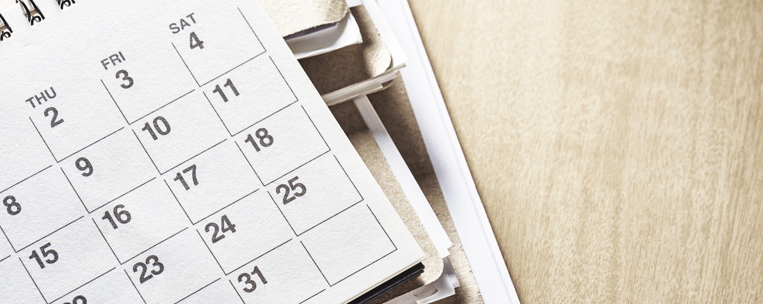 erp implementation calendar